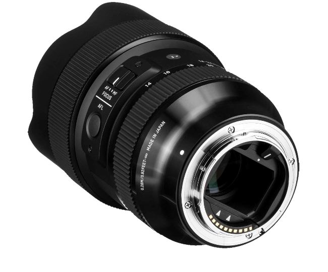 Sigma 14–24mm f/2.8 mocowanie filtra